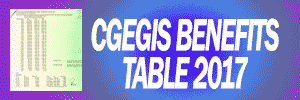 CGEGIS Benefits Table 2017