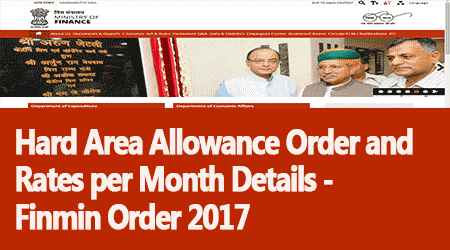 Hard Area Allowance Order 2017