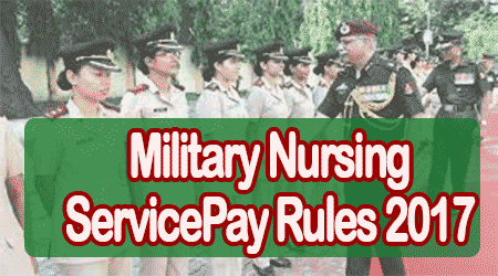 Military Nursing Service Pay Rules 2017