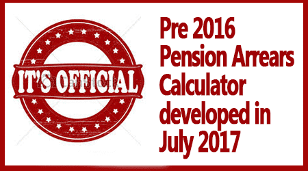 Pre 2016 Pension Arrears Calculator