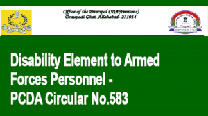 Disability Element to Armed Forces Personnel