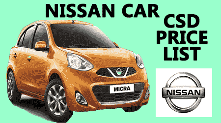 Nissan Car CSd Price List