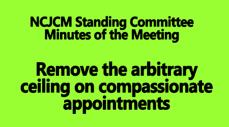 compassionate appointments ceiling