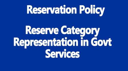 Reservation in Govt Services