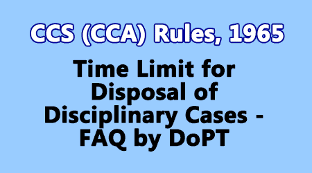 Time Limit for Disciplinary Cases
