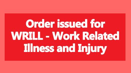 WRILL Work Related Illness and Injury Leave