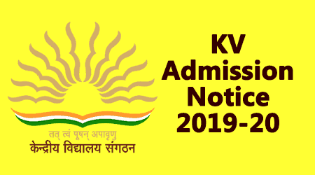 KV Admission Notice 2019-20