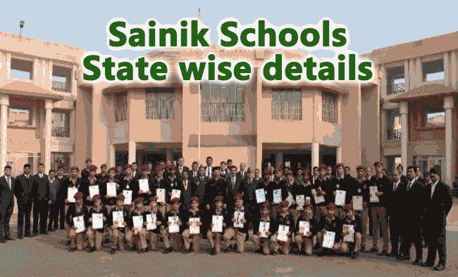 There are 31 Sainik Schools in India