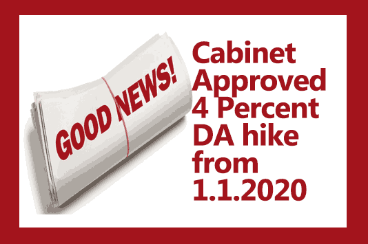  January 2020 DA approved by Union Cabinet