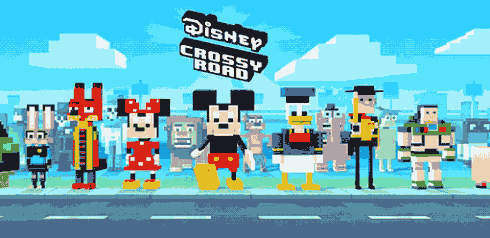 Disney Cross Road is placed at no.6 in Top 10 Android kids Games