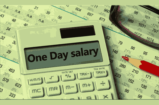 How to Calculate One Day salary for Central Government Employees