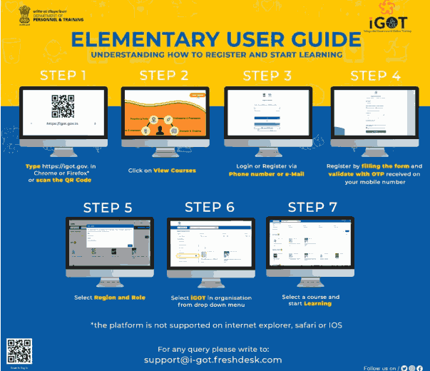 User Guide for iGOT Online courses on DIKSHA platform