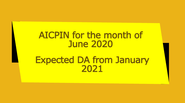 AICPIN for the month of June 2020 