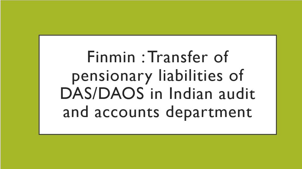 Transfer of pensionary liabilities